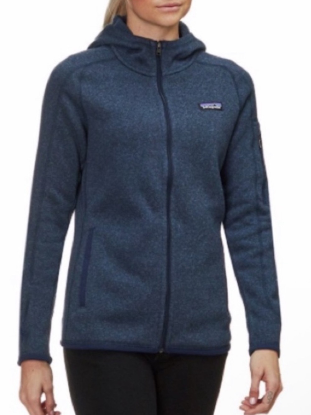 Patagonia Women's Better Sweater Full-Zip Hoody in Navy Blue, M